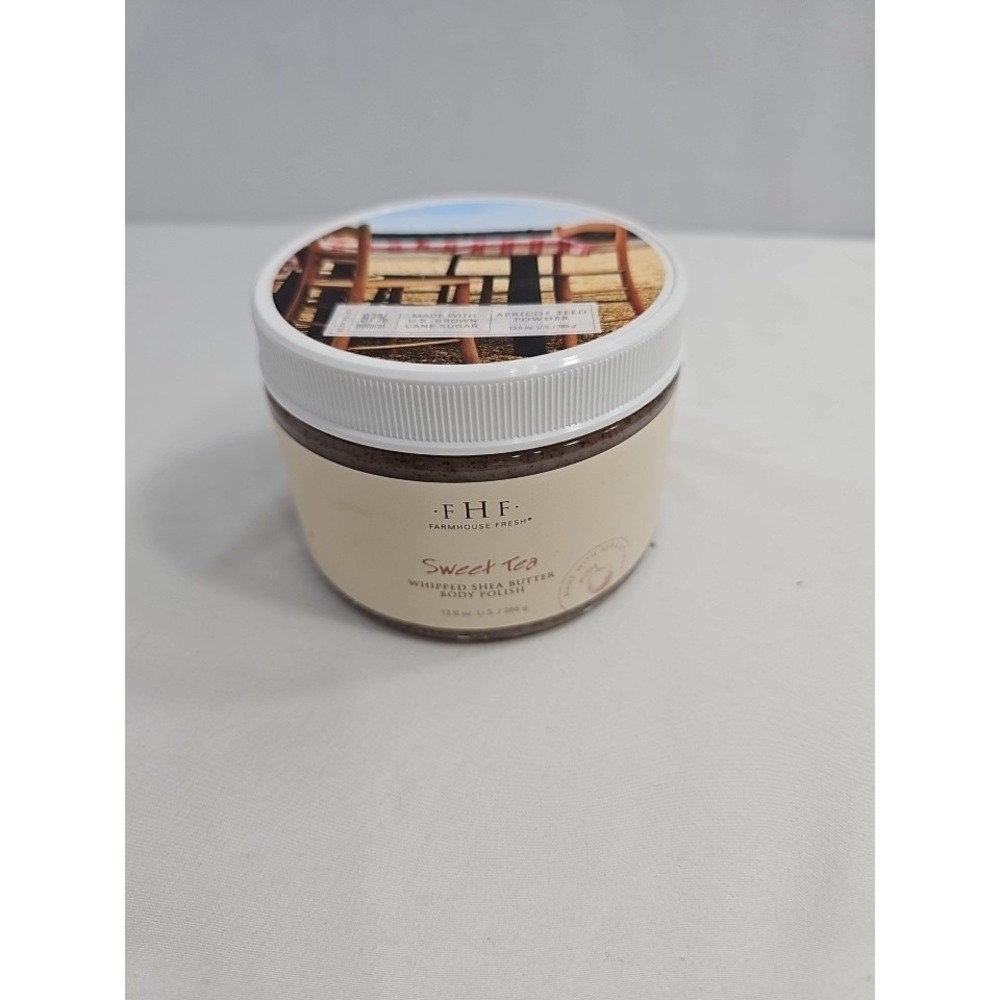 FarmHouse Fresh Sweet Tea Whipped Shea Butter Body Polish New Sealed‎ 13.6 oz